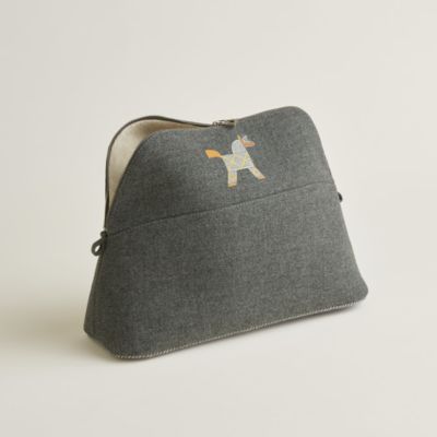 最終値下げ！HERMES/子供用スタイ よだれかけ 《アニモー・ナッテ》 - ブルー | Hermès - エルメス